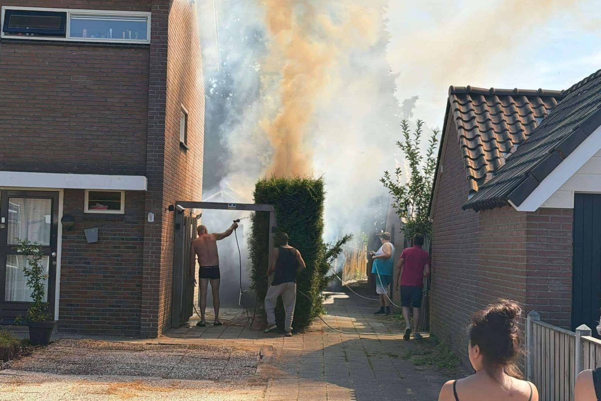 Heg in brand aan Marijkelaan: vermoedens van brandstichting