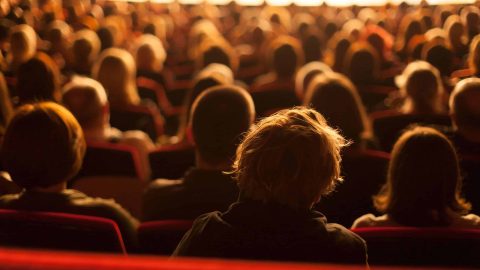 audience watching theater play