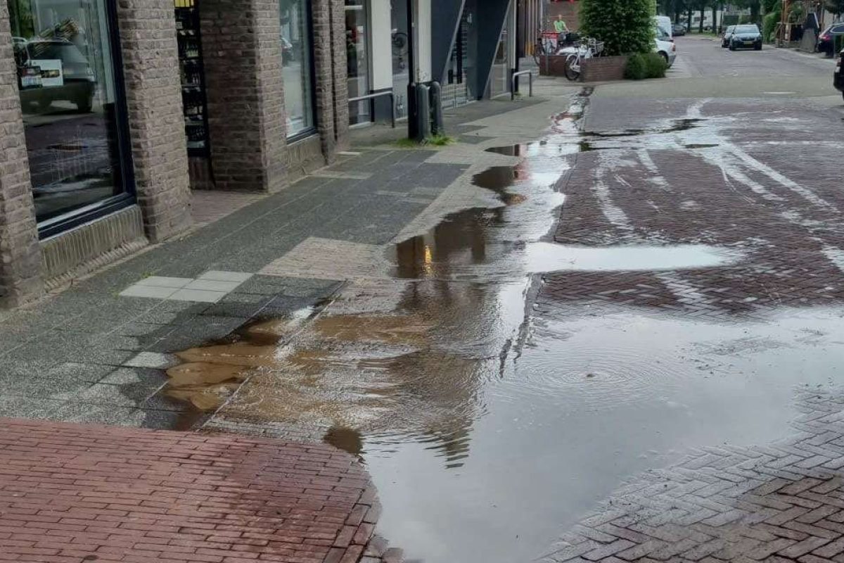 waterleiding-breuk-dorpsstraat-putten